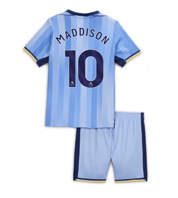 Tottenham Hotspur James Maddison #10 Segunda Equipación Niños 2024-25 Manga Corta (+ Pantalones cortos)